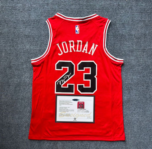 Printed Signed Micheal Jordan Chicago Bulls