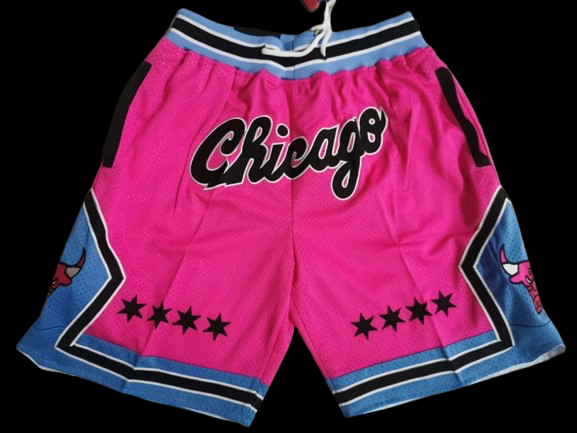 Chicago Bulls Pink NBA Shorts