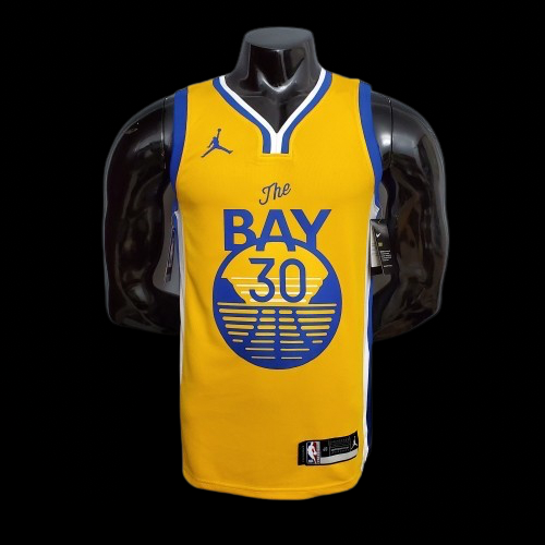 Golden State Warriors City Edition Yellow Curry