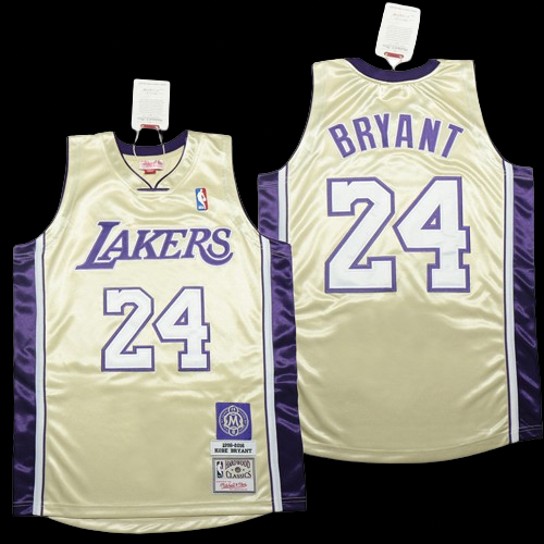 LA Lakers Mitchell & Ness Kobe #24 White